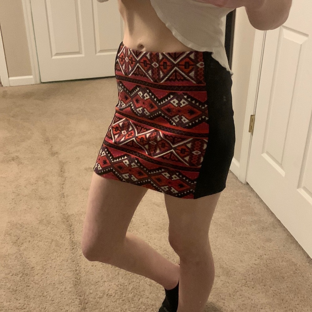 Thick pencil skirt